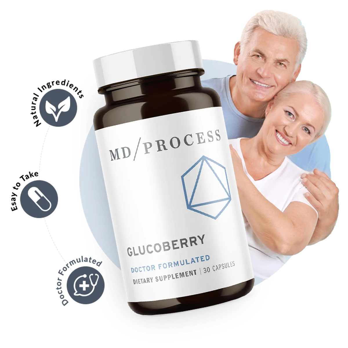 GlucoBerry bottle